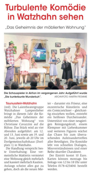 Artikel in der LZ